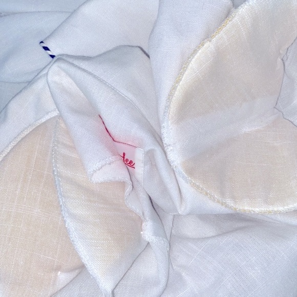 Vintage white nautical dress size 8 Petite - Picture 6 of 8